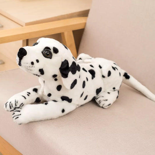46cm Simulation Dog Plush Toy Tissue Bag Stuffed Paper Box Real-life Dog Puppy Tissue Storage Bag Creative Gift Home Decoration